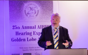 panellist talking at AIHHP's Hearing Expo 2019 